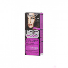 Крем-краска стойкая Belita Сolor с витаминами коричневый тон №5.35 Крем-краска стойкая Belita Сolor с витаминами коричневый тон №5.35