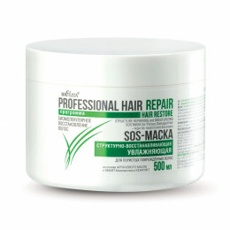 SOS-маска Белита Professional Hair Repair cтруктурно-восстанавливающая увлажняющая для пористых поврежденных волос 500 мл