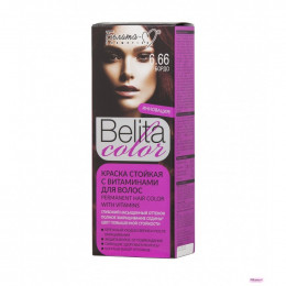 Крем-краска стойкая Belita Сolor с витаминами бордо тон №6.66