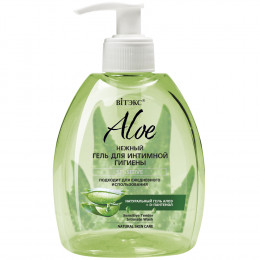 Гель нежный для интимной гигиены Витэкс Sensetive Aloe+D-пантенол 300 мл