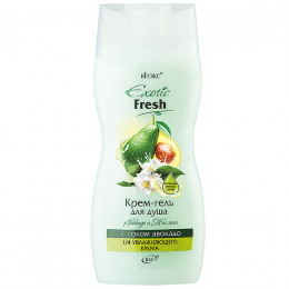 Крем-гель для душа Витекс Exotic Fresh Авакадо и Жасмин 515 мл 0,6 кг Крем-гель для душа Витекс Exotic Fresh Авакадо и Жасмин 515 мл 0,6 кг