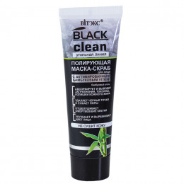 Маска-скраб для лица полирующая Витэкс Black Clean 75 мл